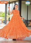 Padmamalini By Chansi Trendz Georgette Gown Suppliers In India